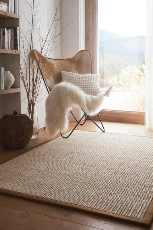 Origins Sisal Boucle Size: 200cm x 290cm Multicolor Unisex 200cm x 290 cm