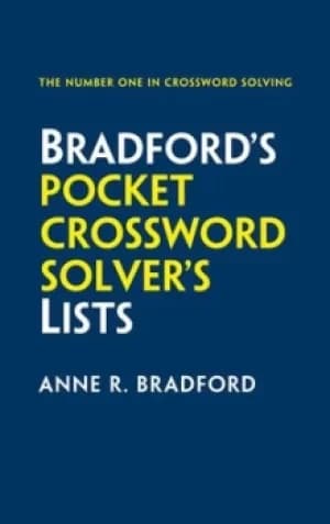 Collins Bradfords pocket crossword solvers lists by Anne R. Bradford