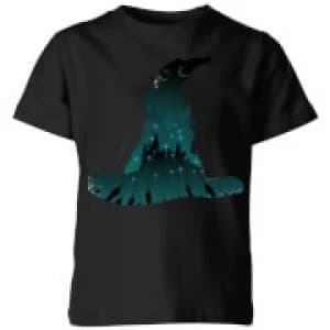 Harry Potter Sorting Hat Silhouette Kids T-Shirt - Black - 11-12 Years