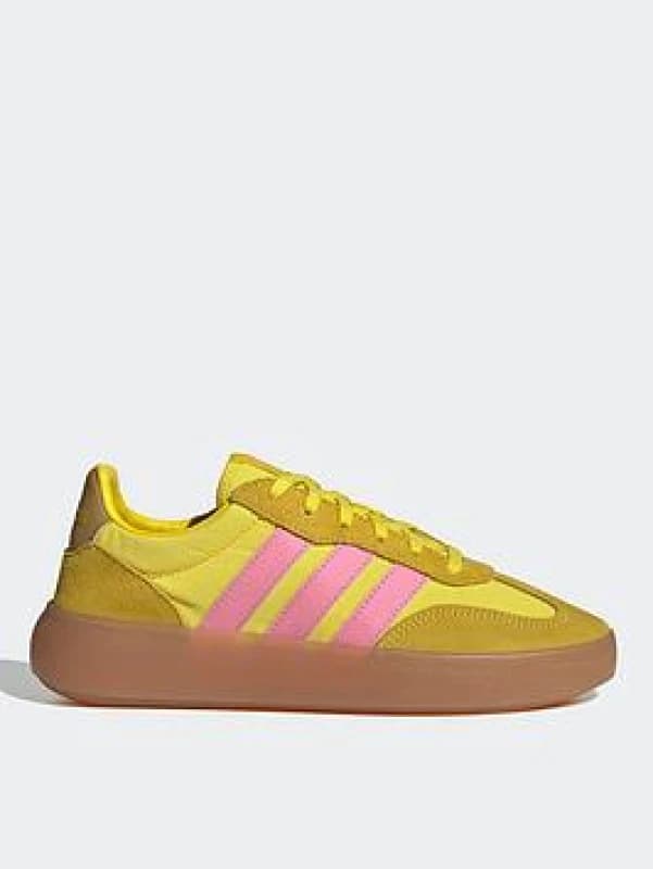 Adidas SPORTSWEAR Barreda Decode Trainers Yellow/Pink Women 36 (3.5);37.3 (4);38 (5);39.3 (5.5 to 6);40 (6.5);41.3 (7);42 (8)