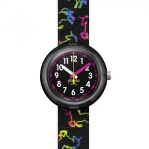 Childrens Flik Flak Disco Unicorn Watch