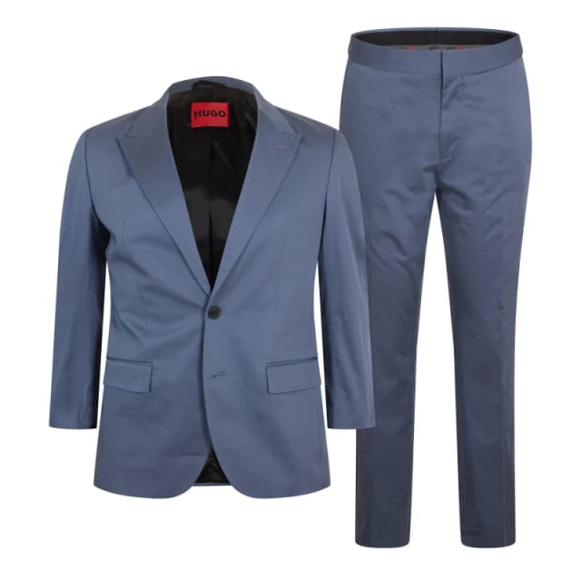 Hugo Mens Henry Getlin242 Suit Medium Blue male 34 (44)