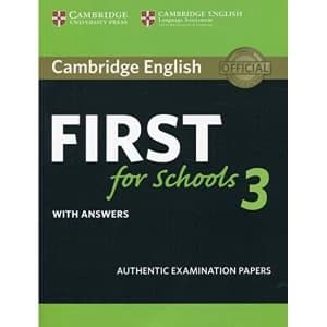 Cambridge English First for Schools 3 Student's Book with Answers Paperback / softback 2018