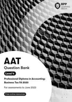 AAT business tax FA2020. Question book - Paperback - Used