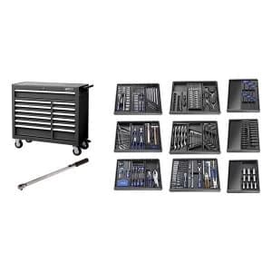 Expert E220334B Roller Cabinet Toolkit 390 Piece Black