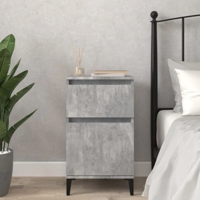 VIDAXL Bedside Cabinet Concrete Grey 40x35x70cm Vidaxl 8720845738068
