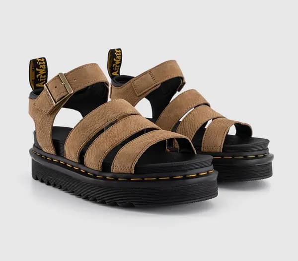 Dr. Martens Womens Blaire Sandal Savannah Tan, 3