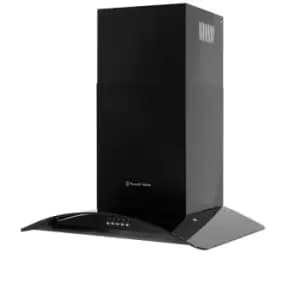 Russell Hobbs RHGCH601B 60cm Chimney Cooker Hood - Glass & Black