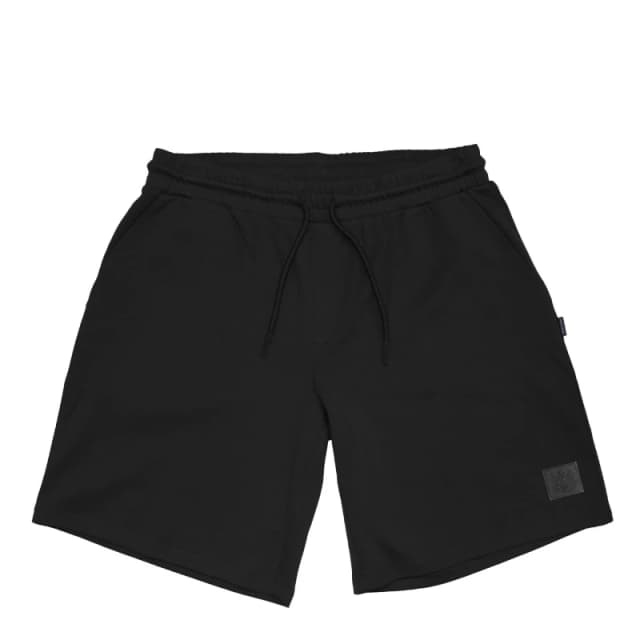 Aquascutum Mens Fleece Jogger Shorts Fleece Shorts Small Black 47115503350
