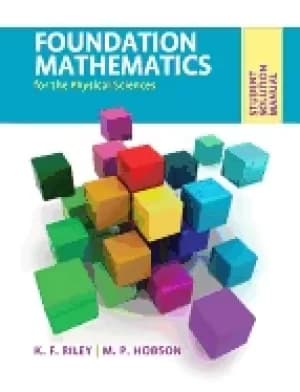 student solution manual for foundation mathematics for the physical science