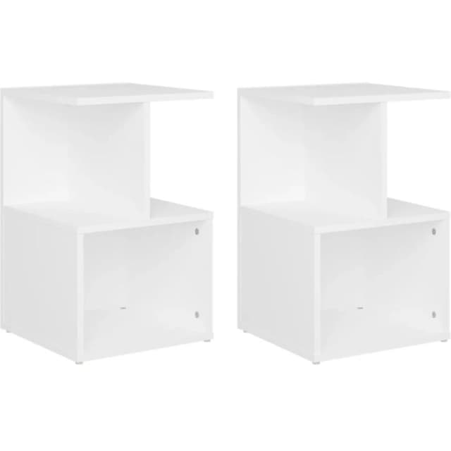 VIDAXL Bedside Cabinets 2 pcs White 35x35x55cm Engineered Wood Vidaxl 8720286558539