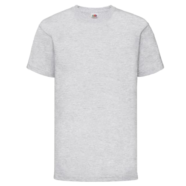 Fruit Of The Loom Valueweight Heather T-Shirt Grey unisex