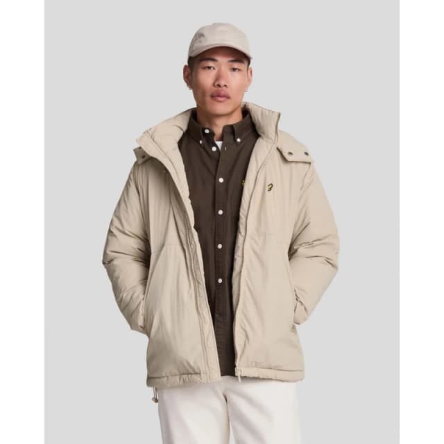 Lyle & Scott Padded Puffer Jacket Stone L