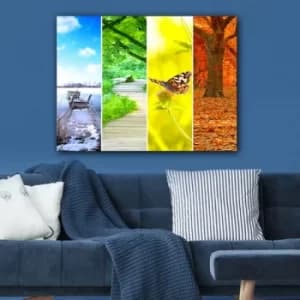 126657554_70100 Multicolor Decorative Canvas Painting