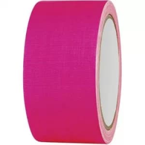 TOOLCRAFT 80FL5025PC 80FL5025PC Cloth tape 80FL5025PC Neon pink (L x W) 25 m x 50 mm
