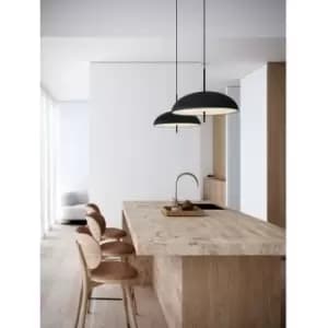 Nordlux Versale Dome Pendant Ceiling Light Black E27