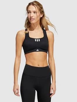 adidas Train Alpha Bra - High Support, Black Size M Women