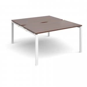 Adapt II Starter Units Back to Back 1400mm x 1600mm - White Frame wal