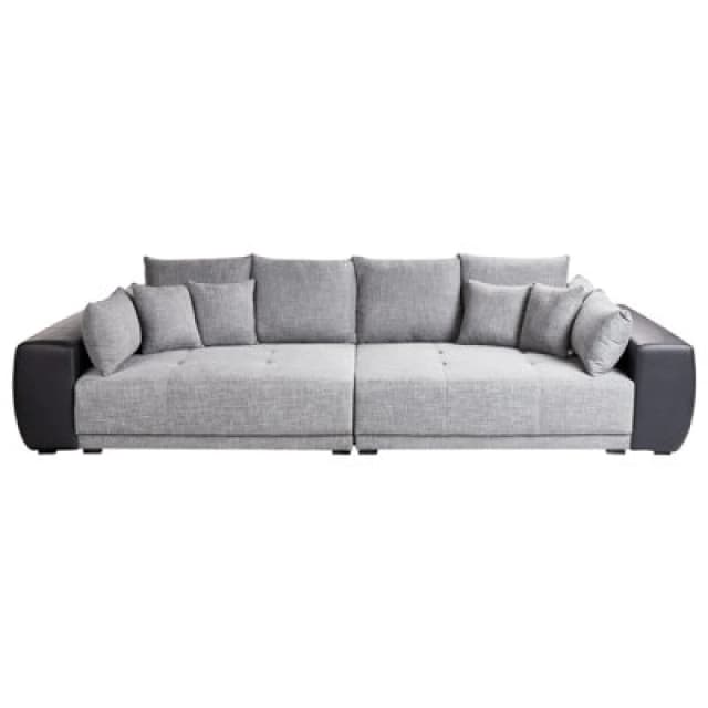 Beliani Sofa 4 Seater Torpo Fabric Grey