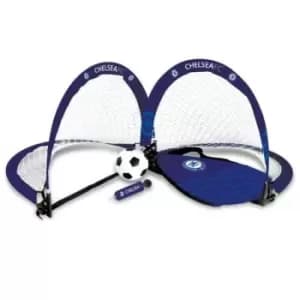 Chelsea FC Football Goal Set (One Size) (Blue/White/Black)