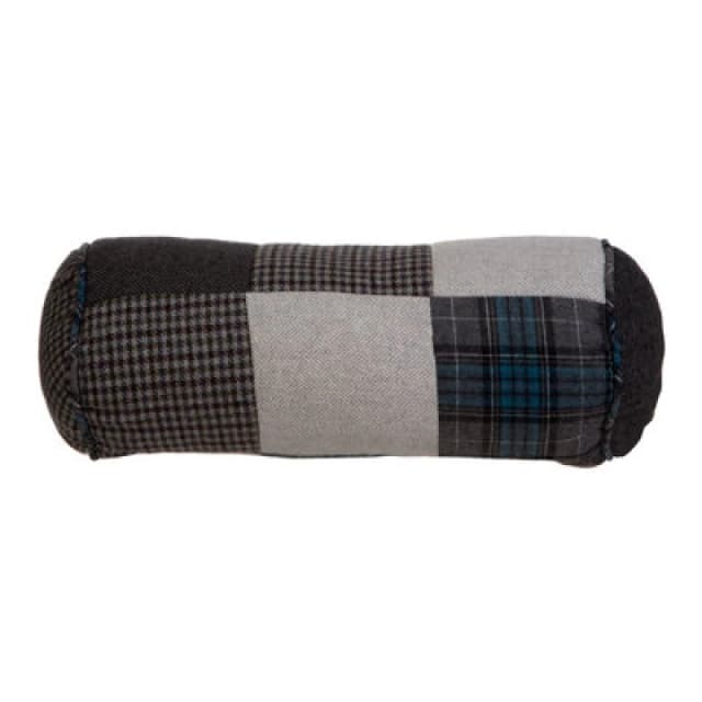 Premier Housewares Heritage Patchwork Bolster Cushion Black