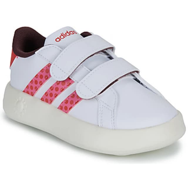 adidas GRAND COURT MINNIE CF I girls's Children's Shoes (Trainers) in White