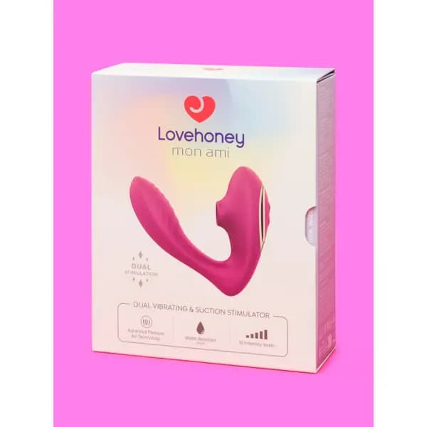 Lovehoney Mon Ami Dual Suction & Vibrating Stimulator 1