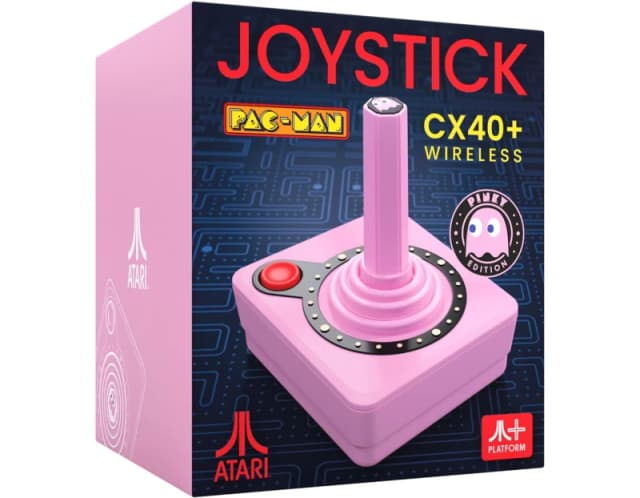 Pac-Man CX40+ Joystick: Pink Video Games