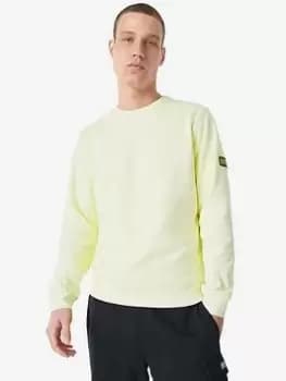 Barbour International Racer Arm Badge Sweatshirt - Yellow, Yellow Size M Men