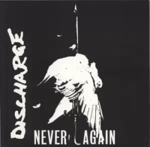 Discharge Never Again - Grey Vinyl 2016 UK vinyl LP LETV453LP