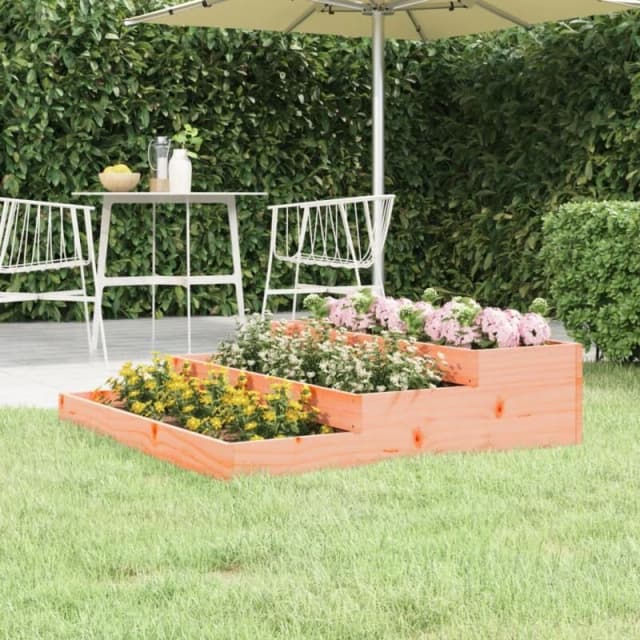 VIDAXL Planter 107x107x27cm Solid Wood Douglas Vidaxl 8720845678647