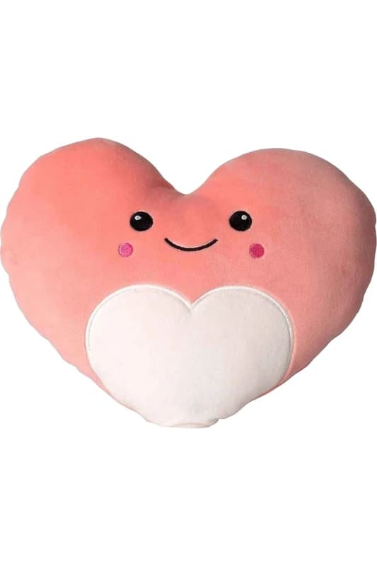 Mumbles SquidgeMe Heart Plush Toy in Pink Size: Small Pink Unisex S