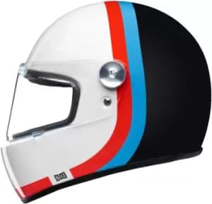 Nexx X.G100R Speedway Helmet, white-red-blue Size M white-red-blue, Size M