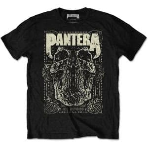 Pantera - 101 Proof Skull Unisex Large T-Shirt - Black