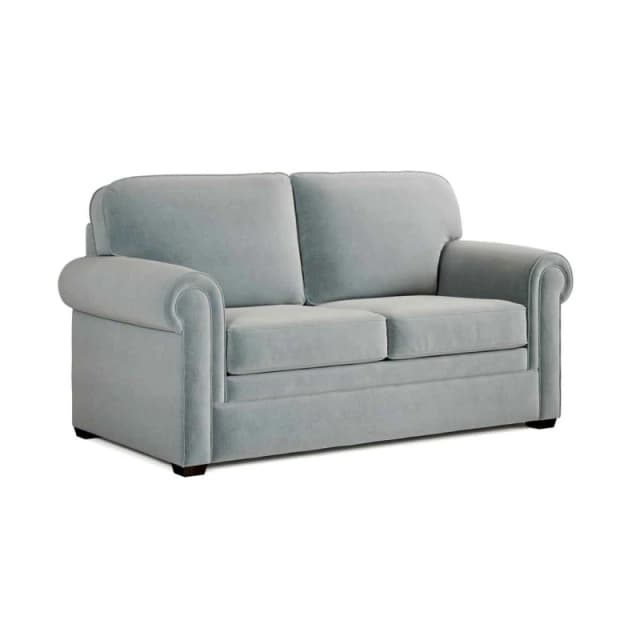 Jay-Be Jay-Be Heritage Cosy Chenille 2 Seater Sofa Bed with Pocket Mattress sky blue 2 seater