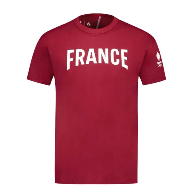 T-Shirt Le Coq Sportif Paris 2024 No. 2 Rouge Male XL