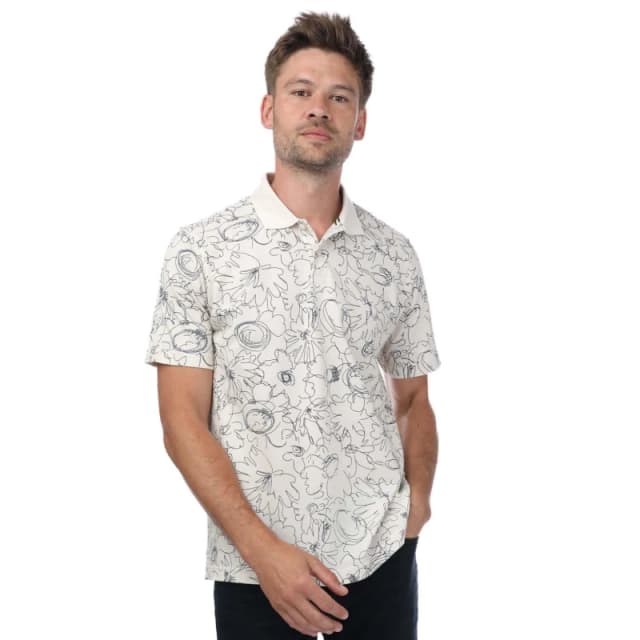 Ted Baker Holler Regular Printed Polo - Beige Beige S