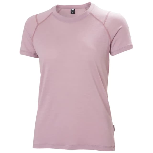 Womens T-Shirt Helly Hansen Durawool Violet Female XS
