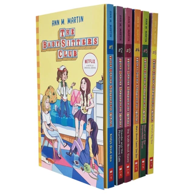 Ann M. Martin The Babysitters Club 6 Book Collection Classic Middle Grade Series Edition Ann M. Martin Books