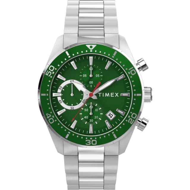 Timex Timex Trend Chrono Sn63 Green/Silver male 42 mm