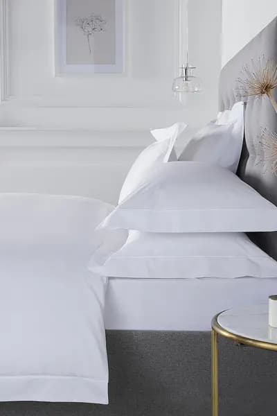 Appletree 'Baratta' 100% Cotton Duvet Cover Set White