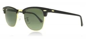 Ray-Ban RB3016 Sunglasses Black / Gold W0365 49mm