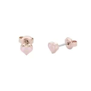 Ted Baker Elliot Nano Enamel Heart Stud Earrings