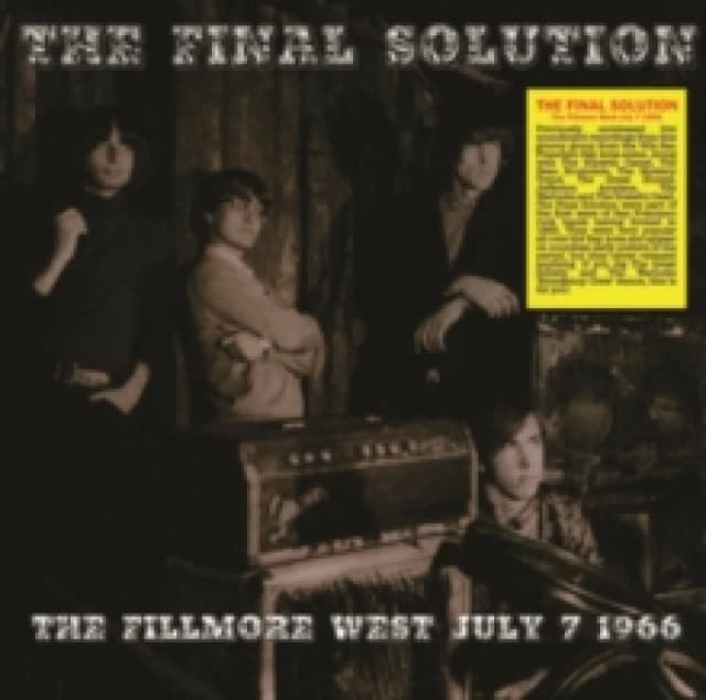 The Fillmore West, July 7 1966 Vinyl