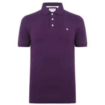 Jack Wills Eaton Stretch Polo - Amethyst