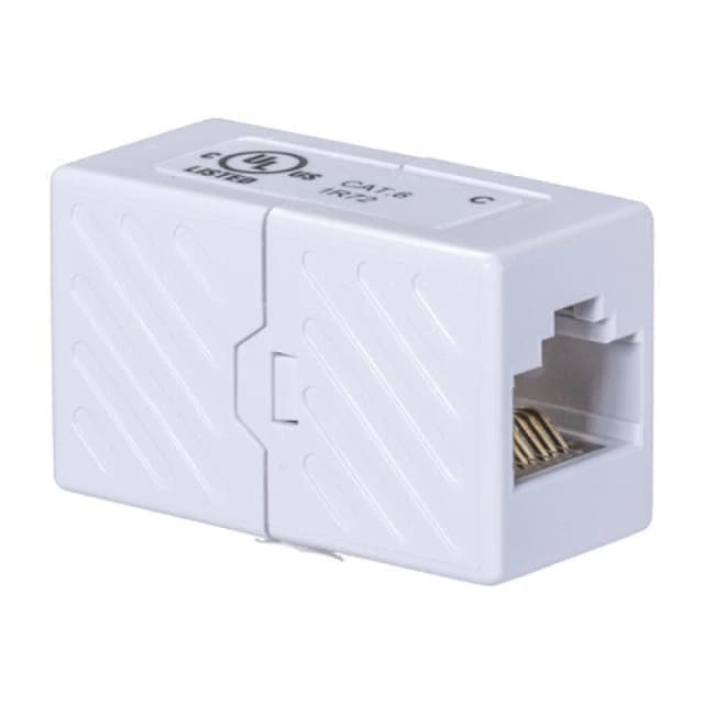 Cablenet Cablenet Cat6 RJ45 UTP Female-Female White Coupler 22-2137