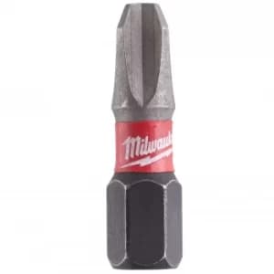 Milwaukee Shockwave Impact Duty Philps Screwdriver Bits PH3 25mm Pack of 2