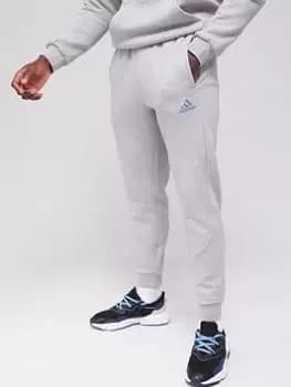 adidas Fleece Colourblock Pants - Medium Grey Heather Size M Men