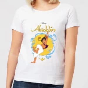 Disney Aladdin Rope Swing Womens T-Shirt - White