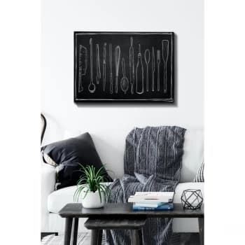 Kanvas Tablo (50 x 70) - 135 Multicolor Decorative Canvas Painting